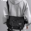 Bolsa Mensageiro Bolsa de Ferramentas de Marca de Moda Masculina Bolsa Feminina Japonesa Bolsa de Ombro de Grande Capacidade Bolsa de Classe de Estudante Universitário