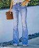 BD 01 260g sarja feminina imitação jeans estampado AliExpress ebay comércio exterior europeu e americano calças casuais finas