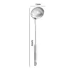Juego de Siete Piezas de Utensilios de Cocina de Acero Inoxidable 304 para Uso Doméstico, Incluyendo Espátula, Espumadera, Espátula de Cocina y Hotel, Cucharón para Olla Caliente y Juego de Espátulas