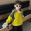 Chaqueta para Niños Estilo Primavera y Otoño 2026 Ropa de Otoño Nueva para Niños Cortavientos para Niños Mayores Cortavientos de Otoño Elegante Fresco Guapo Moderno
