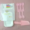 Pastel de cumpleaños cuchillo tenedor plato vela plato de cena plato juego de vajilla plato de papel desechable combinación de cuchillo y tenedor de plástico estampado floral