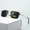 Gafas de Sol Polarizadas de Alta Definición para Hombre, Espejo Retrovisor Especial para Conducir Anti-UV, Visera de Sol con Marco Pequeño, Gafas de Sol para Pesca con Protección Solar