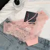 Panty Sexy de Tiras Morado Puramente Atractivo para Mujer 2025 Nuevo Delgado de Encaje Malla Francesa Hueco Calado Bragas para Mujer