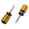 Mini Destornillador Cabeza de Rábano Doble Propósito Ahorro de Esfuerzo Mango Corto Destornillador Phillips Flor de Ciruelo Telescópico Doble Propósito Destornillador Pequeño