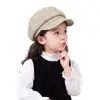 Gorra Infantil Octagonal Color Sólido Versátil Gorra Calabaza Temporada Otoño e Invierno Niños y Niñas Boina Gorra de Béisbol Estilo Coreano Elegante