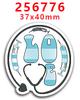 2023 nuevo parche de resina acrílica moño adorables pegatinas decorativas refrigerador PR256744