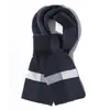 Bufanda para Hombre para Otoño e Invierno, Bufanda de Punto Versátil Cálida a Cuadros para Estudiantes, Engrosada, Perfecta como Regalo de Cumpleaños para Novio