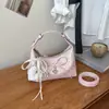 Bolsa de Ombro/Axila Casual Simples de Alto Valor, Estilo Coreano, Nicho, Bolinhas e Nuvem, Estilo Novo Verão 2026, Personalizada, para Mulheres