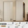 Cortina de Porta Dobrável 2025 Novo Modelo Cortina Divisória de Alta Qualidade Cortina Divisória à Prova de Vento para Cozinha Quarto Cortina Divisória Tipo Trilho de Casa