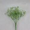 Simulação do feixe de haste de plástico macio gesso flores secas gipsofila atacado flores artificiais flores decorativas de casamento flor de simulação fotografia de flores