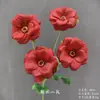 Casamento Estilo Chinês Estilo Vermelho Decoração de Guia de Estrada Arranjo de Flores Artificiais Flor de Teto Cerimônia de Noivado Arranjo de Banquete Arte com Flores Artificiais de Casamento