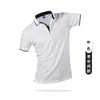 Camisa polo Guangzhou camisa publicitaria ropa de trabajo bordado estampado LOGO camisa solapa manga corta ropa de trabajo estampado