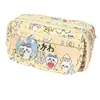 Bolsa de Lápis Estilo Japonês Ika Wa Pain Bolsa de Pão Coração de Menina Fofo de Alto Valor Grande Capacidade Impressa Bolsa de Armazenamento Multifuncional