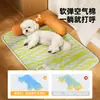 Esterilla refrigerante de verano para mascotas transfronteriza, alfombrilla para perros, cama transpirable para perros, alfombrilla refrigerante para gatos, almohadilla refrigerante resistente a la suciedad, venta al por mayor de artículos para mascotas