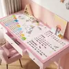 Alfombrilla de Escritorio para Estudio Infantil, Mantel Especial para Aprender, Tabla de Multiplicar, Protección Ocular, Impermeable, Resistente al Aceite, Limpiable, Alfombrilla Protectora de Escritorio para Estudiantes de Primaria