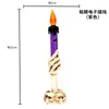 Decoraciones de Halloween, asesino de guion, linterna de calabaza brillante, candelabro de calavera, lámpara de vela, piezas decorativas, arreglo de escena