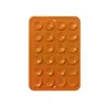Conjunto de 24 peças de suportes adesivos universais para celular, com ventosas de silicone quadradas, multifuncionais e antiderrapantes, sem necessidade de furos, prontos para uso pelo fabricante.