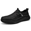 Zapatos Casuales para Hombre 2024 Otoño Nuevo Transfronterizo Hecho a Mano Zapatos de Cuero Cordones Laterales Suela Cosida Trbottomyy Zapatos de Hombre Talla Grande 4546