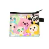 Fiesta de Huevos Estampado de Dibujos Animados Billetera Portatarjetas Infantil Impermeable Bolso de Almacenamiento para Hombres Tarjeta Caliente Anime Dibujo Animado