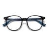 TRM9095 montura negra para hombre y mujer de alto sentido sin maquillaje miopía se puede equipar con montura de gafas de montura redonda fina cuadrada
