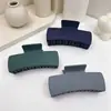 Pinzas para el pelo mate estilo coreano de Amazon para mujer, pasadores cuadrados planos, pinzas de tiburón al por mayor