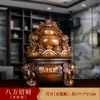 Adornos de Sapo Dorado Chino Decoraciones para Muebles de Oficina y Sala de Estar Artesanías de Resina Regalo de Inauguración de Tienda Venta al por Mayor