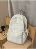 Mochila macia com gradiente estrelado amarelo limão, tema floresta, para meninas e estudantes, com sensação leve e arejada, doce e delicada, perfeita para viagens