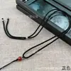 Pingente de Corda com Contas de Ágata de Alta Qualidade Tecido à Mão Acessórios DIY Pingente de Jade Pingente de Jade Corda de Jade Atacado Ajustável