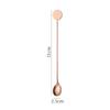 Colher de café de aço inoxidável 304 colher de mexer marca redonda colher de cabo longo colher de gelo estilo estrela colher colher colher colher bastão de mexer colher
