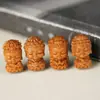 Sándalo finamente tallado serie de los ocho guardianes DIY accesorios culturales creativos colgante para hombres y mujeres, accesorio de joyería para cadena de teléfono móvil