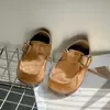 Zapatos Birkenstock Retro de Gamuza para Bebé 2026 Primavera/Otoño Nuevos Mocasines sin Cordones con Hebilla para Niños Zapatos de Cuero con Suela Suave