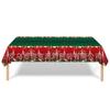 Nuevo mantel desechable para fiestas navideñas con temática de Papá Noel y muñeco de nieve, mantel decorativo para fiestas.