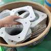 Piezas especiales con forma reforzadas con fibra de vidrio y rellenas de PTFE Productos moldeados de PTFE con fibra de vidrio CNC