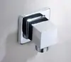 Adaptador de pared para ducha de cobre puro de comercio exterior, 4 puntos, conector de ducha universal, codo para manguera, cabezal oculto