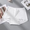 Calzoncillos tipo bóxer para mujer talla grande 100 kg Algodón Puro Algodón Grado A Sin Costuras Entrepierna Extendida Anti-Exposición Calzoncillos de Cuatro Esquinas para Mujer