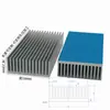Radiador de Perfil de Alumínio Largura 50~80mm Vários Dissipadores de Calor de Alumínio de Alta Potência Bloco de Alumínio para Amplificador de Potência