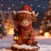 Transfronteiriço Novo Produto Natal Fofo e Fofo Vaca das Terras Altas/Decoração/Enfeite/Casa/Jardim/Halloween/Atmosfera