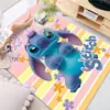 Alfombra de Punto para Sala de Estar, Dormitorio, Habitación Infantil de Dibujos Animados, Felpudo de Tianjin, Alfombrilla para Silla Giratoria, Mesa de Café, Manta Fresca y a Prueba de Humedad para Mesita de Noche