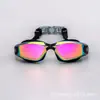 Gafas de natación para adultos, silicona, gafas de natación impermeables y antivaho, Amazon transfronterizo, unisex, europeas y americanas, gafas de natación electrochapadas