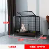 Castelo de gato/Gaiola de gato/Caixa de areia para gatos grande para ambientes internos com design de ferro integrado, estrutura de escalada para gatos multifuncional, retrátil