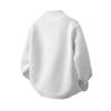 2025 Nueva Sudadera Gruesa de Terciopelo para Hombre Cuello Henley Color Sólido Simple Holgada Casual Sudadera Ropa Superior para Hombre
