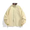 Chaqueta de Otoño para Hombre 2025 Moda Casual Más Fácil de Combinar Chaqueta Cuello Alto Chaqueta Cortavientos