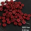 Vários Estilos de Contas Soltas de Areia Roxa, Contas Espaçadoras de Cinábrio, Pulseiras de Areia Roxa Dourada, Acessórios de Contas para DIY