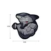 Parche bordado serie fitness, mancuerna y barra, vamos al gimnasio, insignia de tela, parche decorativo para mochila