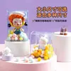 Bolsa de almacenamiento transparente mini linda de PVC, bolsa colgante de exhibición a prueba de polvo, bolsa para llavero, bolsa para muñecas, bolsa colgante