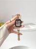 Aplicable a apple apple Watch 4/5/6/7/8 Generación Reloj iwatch Correa de Metal con Cuentas de Diamantes apple