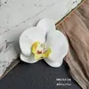 Cabeça de flor Phalaenopsis flor artificial parede de flores acessórios material de flor DIY feito à mão decoração de casamento pétalas de flor grampo de cabelo material para adorno de cabeça