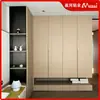 Armario Sencillo de Aleación de Aluminio Personalizado Decoración del Hogar Dormitorio Pared Completa Gran Capacidad Combinación General Moderna Armario Completamente de Aluminio Fábrica