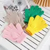 Ropa de Punto Cálida para Otoño e Invierno Guantes Mágicos de Color Puro Creativos Guantes para Estudiantes Medianos Venta Directa de Fábrica con Impresión de Logo