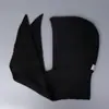 Chapéu e Cachecol Integrados Balaclava Lã Misturada Moda Coreana Dongdaemun Chapéu de Tricô Vermelho Retrô